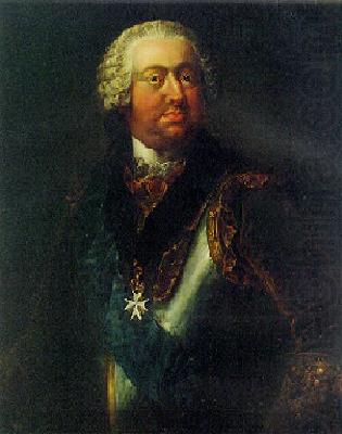 Johann Niklaus Grooth Portrait of Moritz Carl Graf zu Lynar wearing oil painting picture
